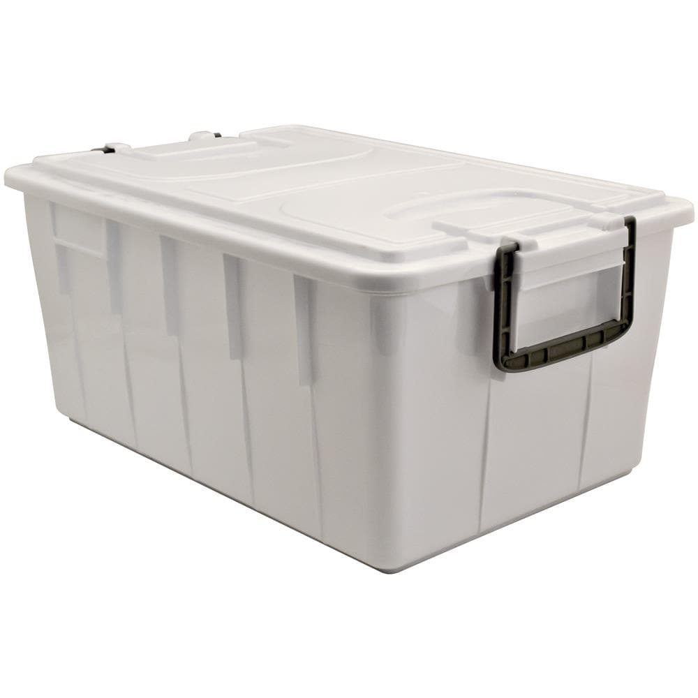 Cassa Per Alimenti In Plastica Da 40 Litri Con Coperchio - Modello Food Box - Bianco - Foto 1