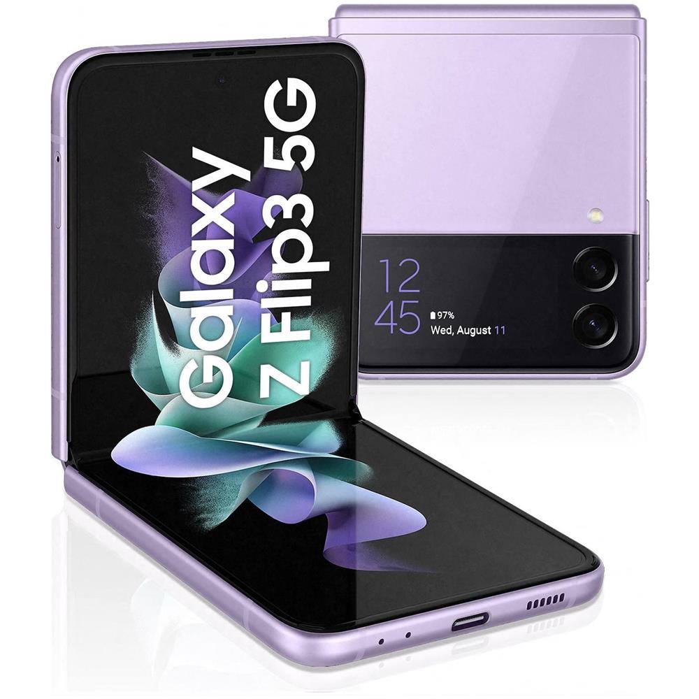 Galaxy Z Flip3 5G 128 GB 8 GB RAM Display 6.7" Full HD+ Fotocamera 12 Mpx Android Tim Italia Lavanda - Foto 1