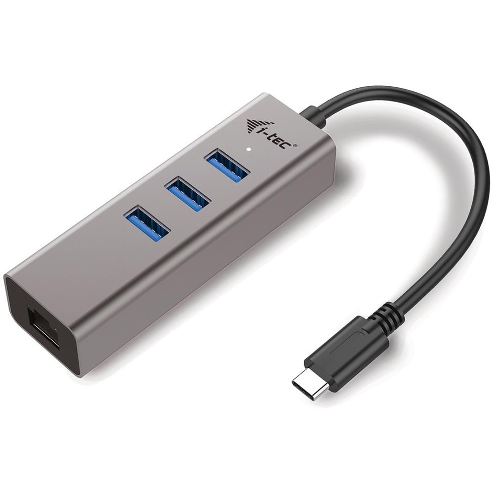 C31METALG3HUB USB 3.0 (3.1 Gen 1) Type-C 5000Mbit / s Grigio perno e concentratore - Foto 1