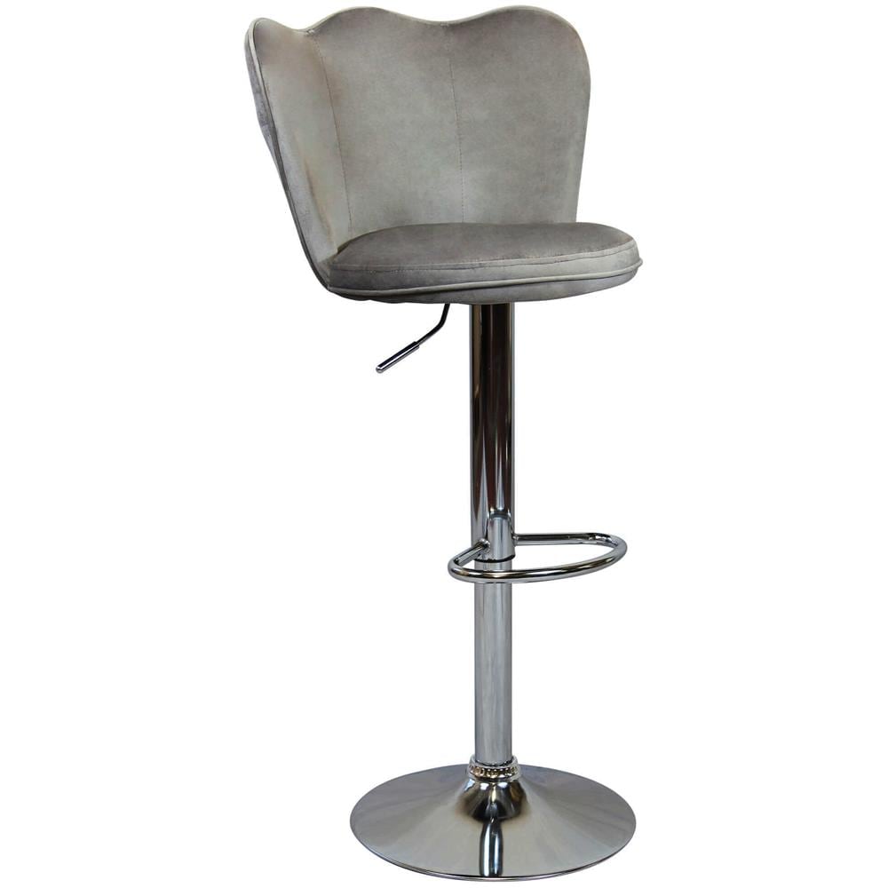 Taz - Sgabello Moderno In Velluto - Foto 1