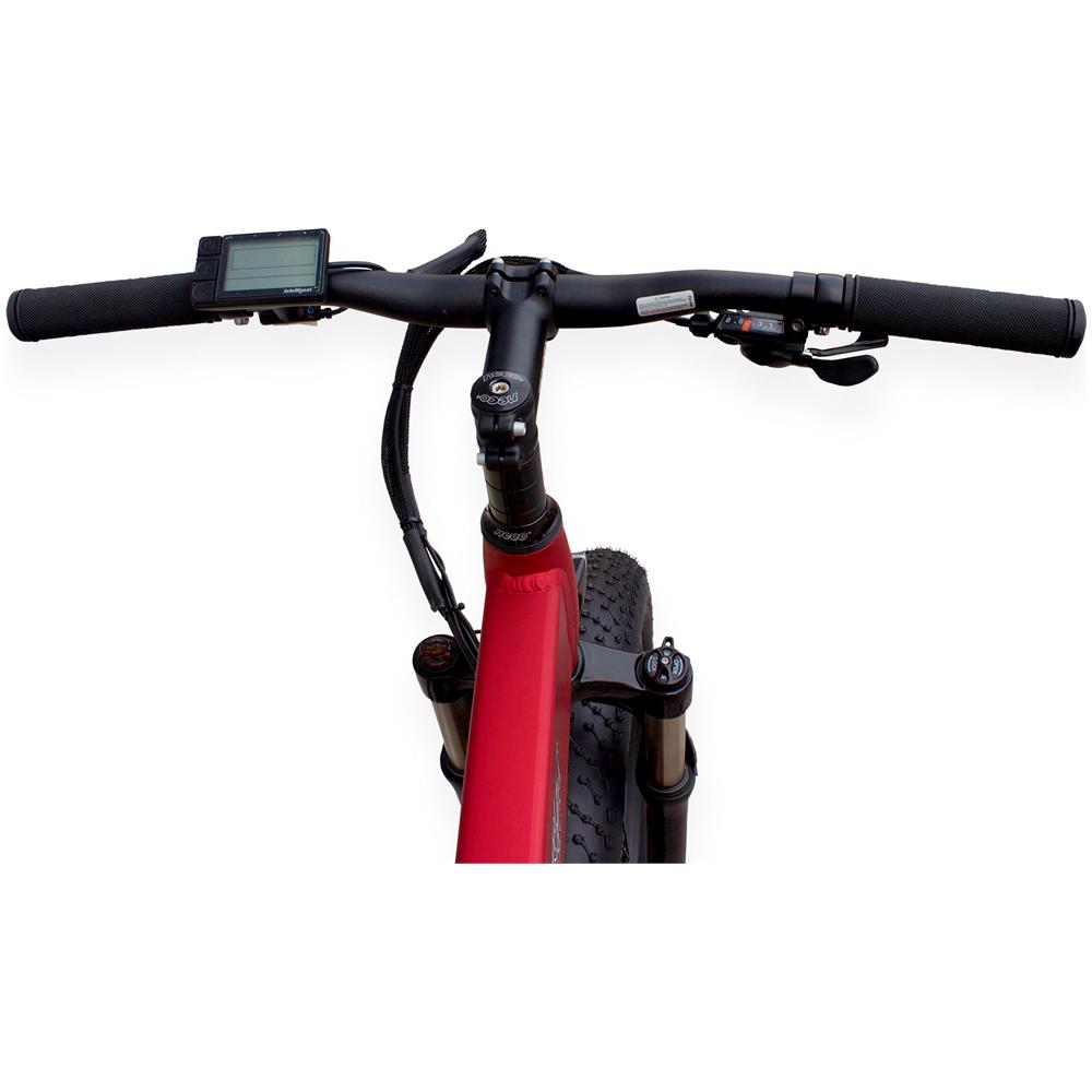 Raptor Fat - Rosso Metallico - 250w / 14ah - Bicicletta Elettrica Pieghevole - Doppia Sospensione Pieghevole E-bike - Mountain Fat Elettrica Pieghevole - Foto 6