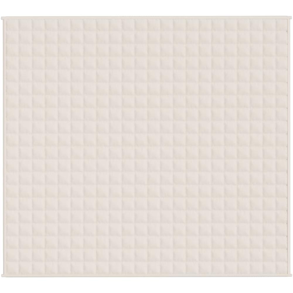 Coperta Ponderata Crema Chiaro 200x225 cm 9 kg Tessuto - Foto 2