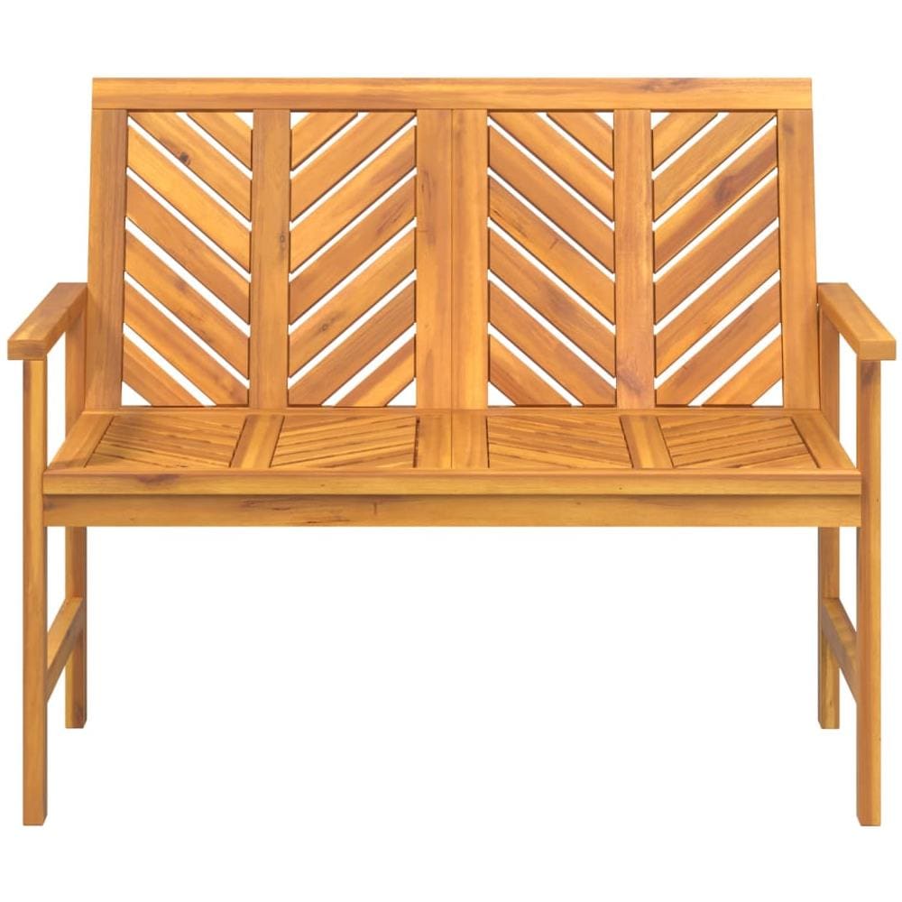 Panca da Giardino 109 cm in Legno Massello di Acacia - Foto 3