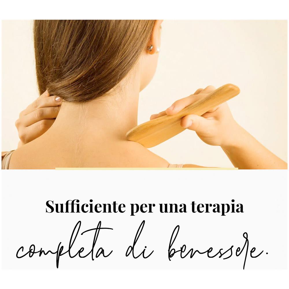 Set Per Massaggi Per Il Corpo In Legno Gua Sha A Rullo Derma Per Viso, Collo, Spalle, Braccia, Mani - Foto 3