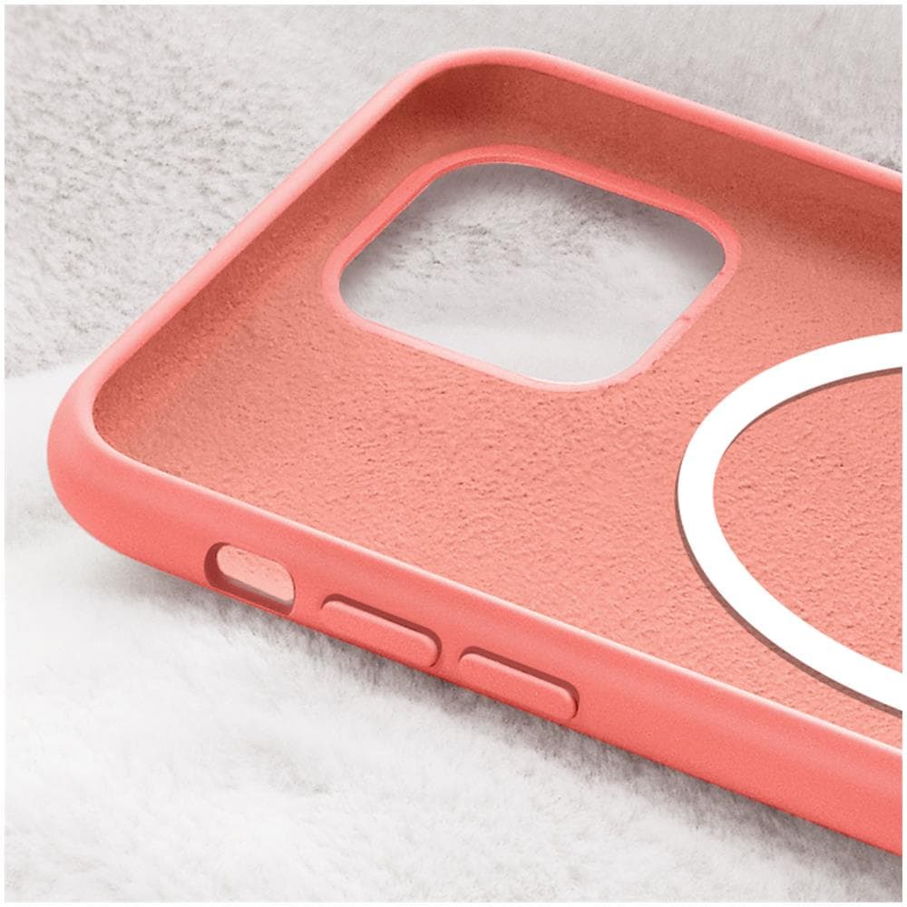 Cover Magsafe Per Iphone 15 Plus Silicone Soft-touch Mag Cover Corallo - Foto 5