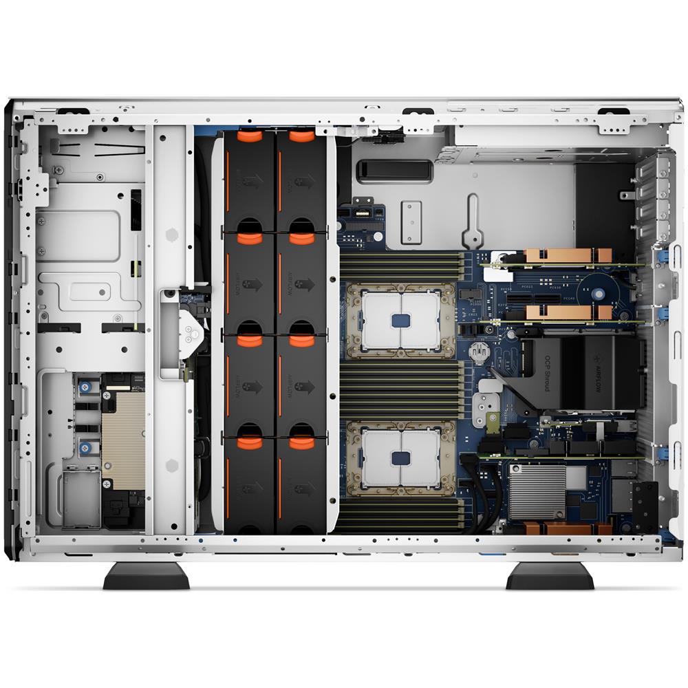 Server Tower PowerEdge T550 Processore Intel Xeon Silver 4310 2,1 GHz Ram 32 GB SSD 480 GB No Sistema Operativo - Foto 5