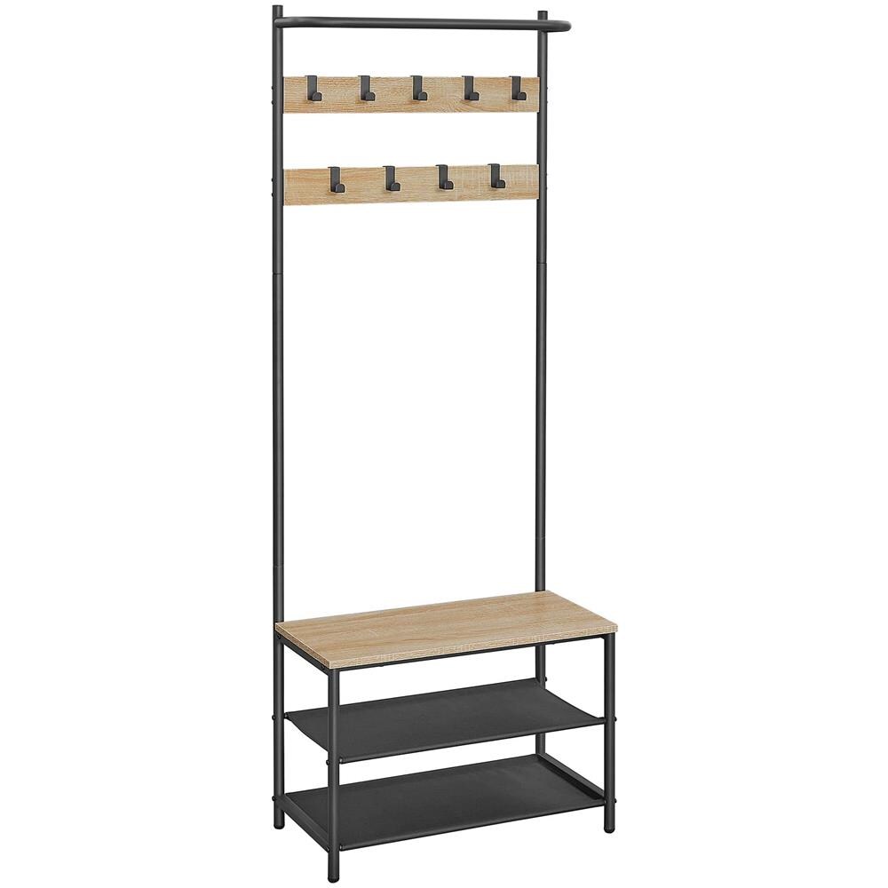 Appendiabiti Valora - Rovere Sonoma con struttura nera - Foto 1