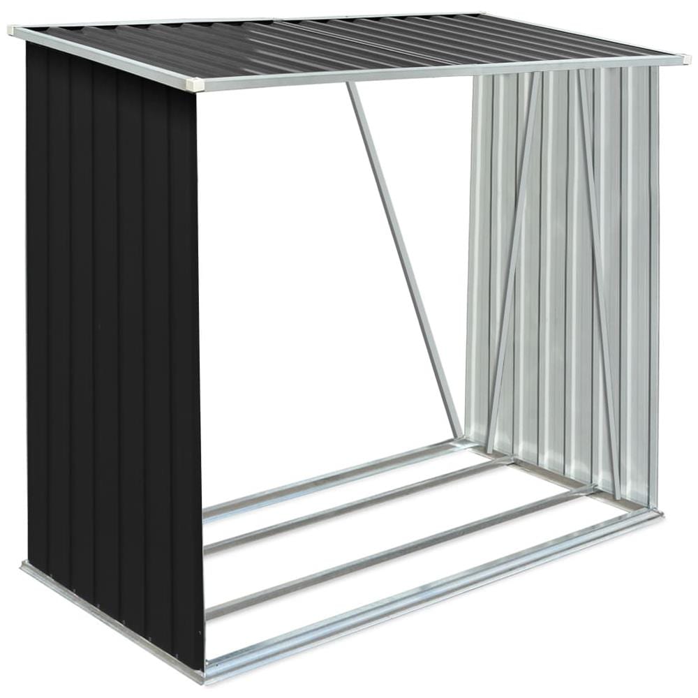 Capannone Da Giardino In Acciaio Zincato 163x83x154cm Antracite - Foto 2