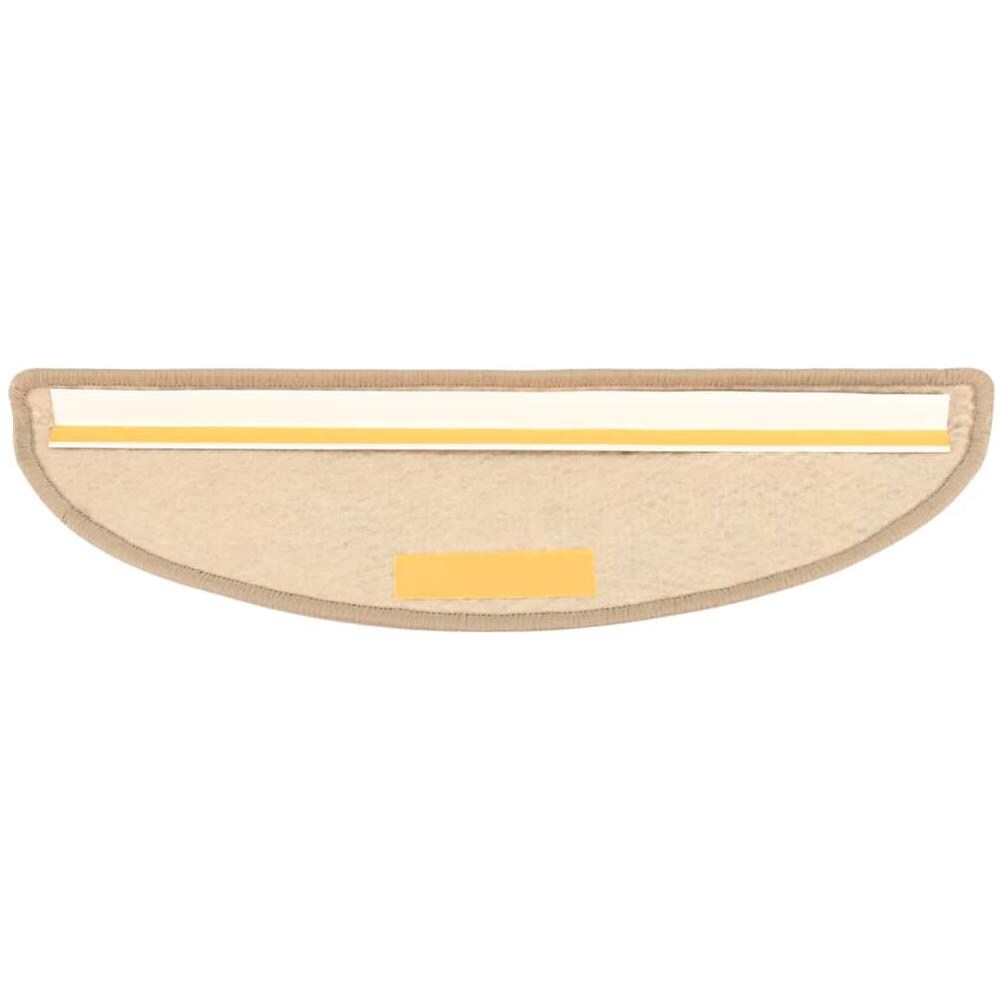 Tappeti Autoadesivi Scale Aspetto Sisal 15 pz 56x17x3 cm Sabbia - Foto 2