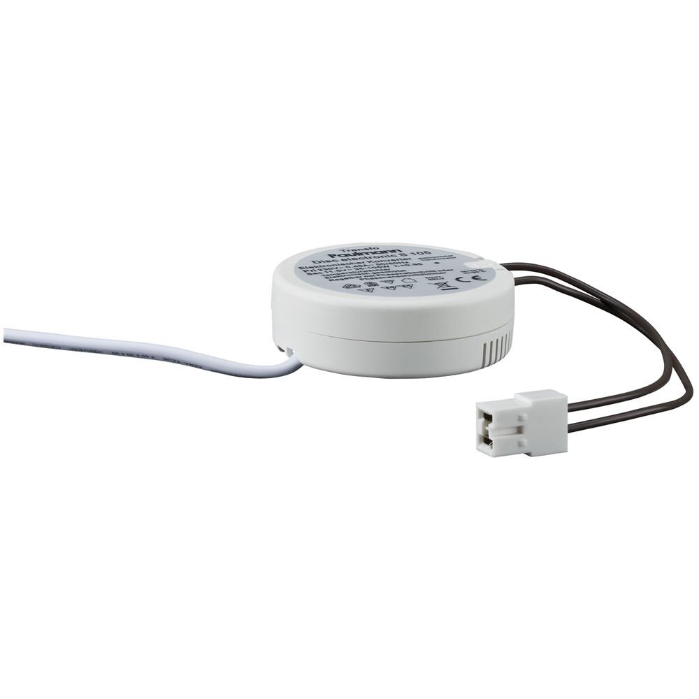 VDE Disc 105W, 230V, 12V, 7,1 cm, 7,1 cm, 2,2 cm, Bianco - Foto 1