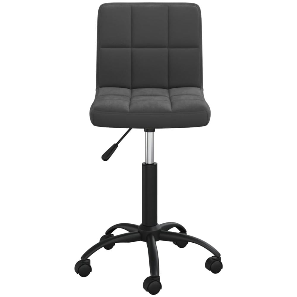 Sedia Girevole Da Ufficio Nera In Velluto - Foto 2