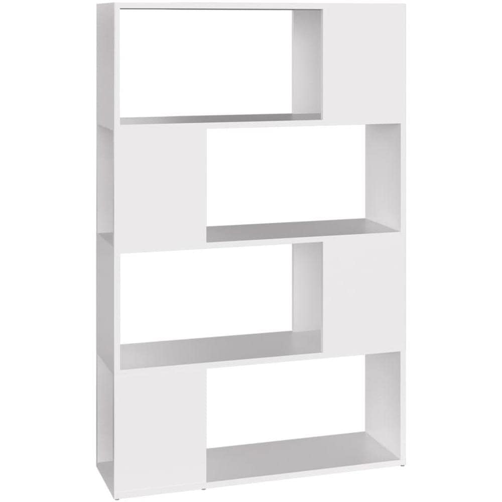 Libreria / divisorio Bianco 80x24x124,5 Cm In Truciolato - Foto 2