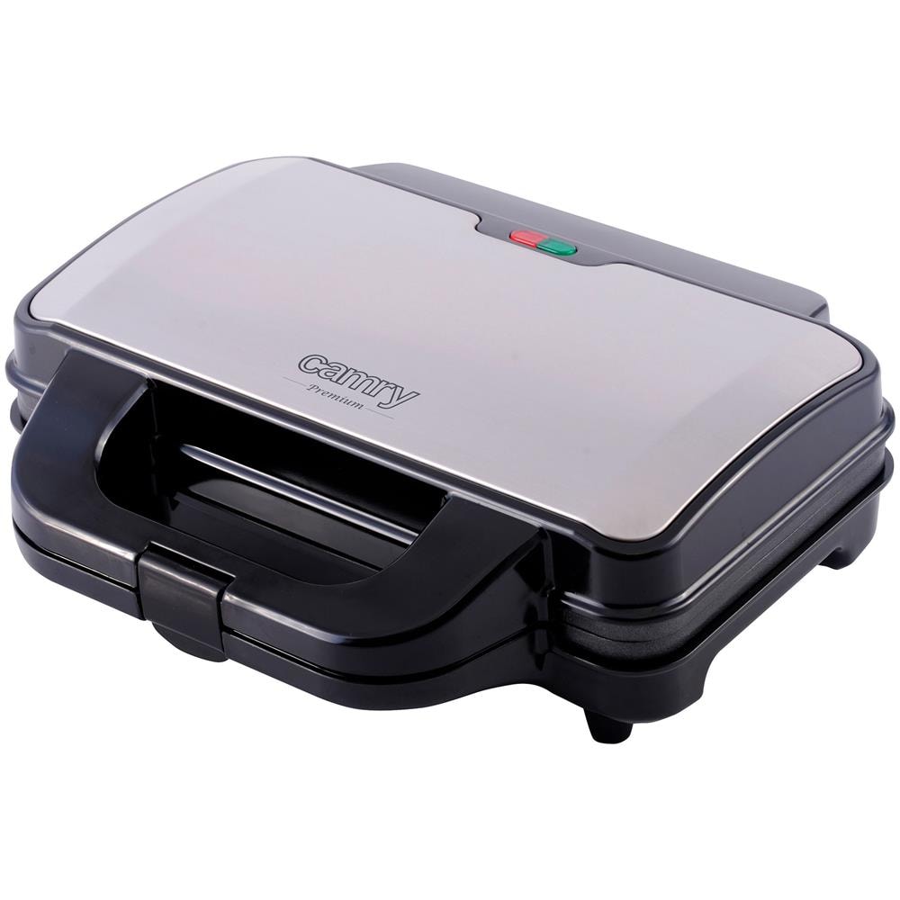 Macchina per Sandwich CR 3054 per 2 Panini Potenza 1300 W Colore Nero / Argento - Foto 1