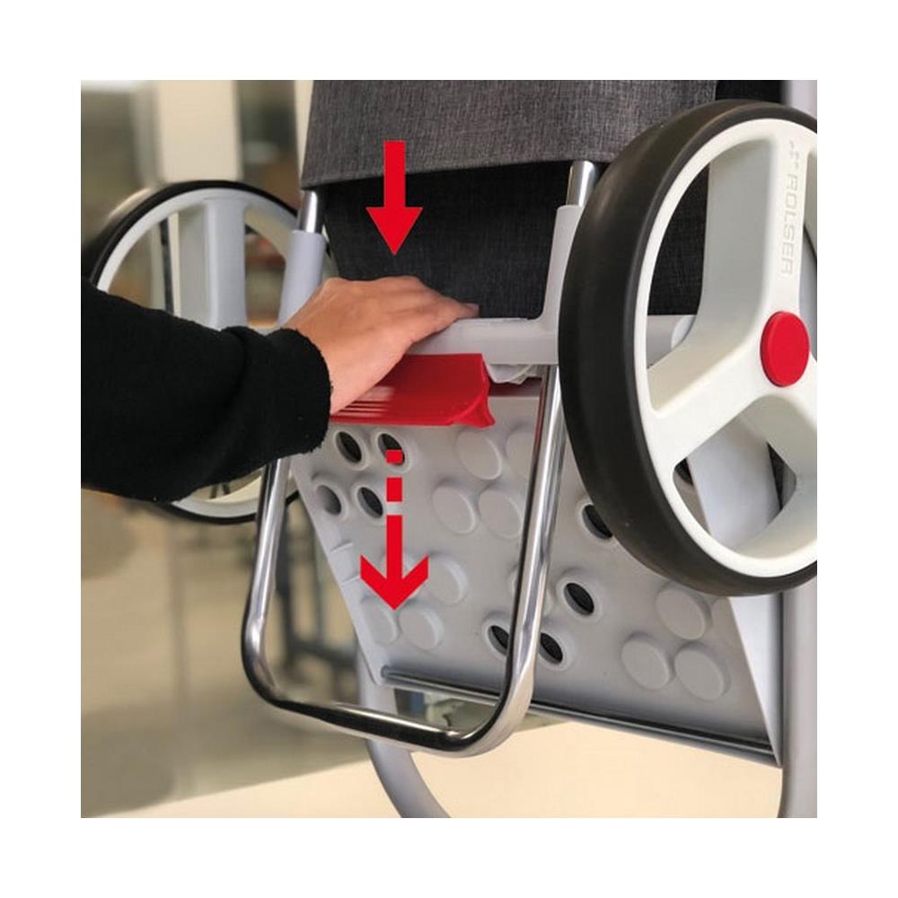 Passeggino Mercato 2 Ruote 53l Nero - Coh014-1023 - Foto 2