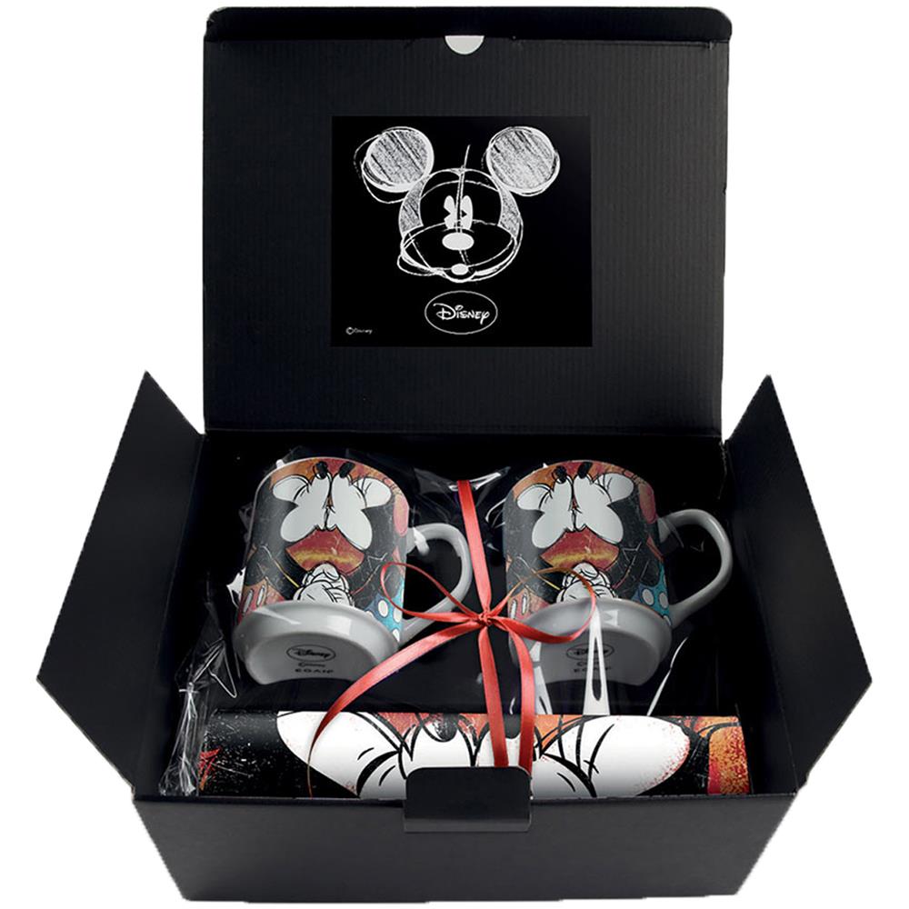 Set 2 Mug E Tovaglietta Mickey Mouse Rosso Rosso - Foto 1