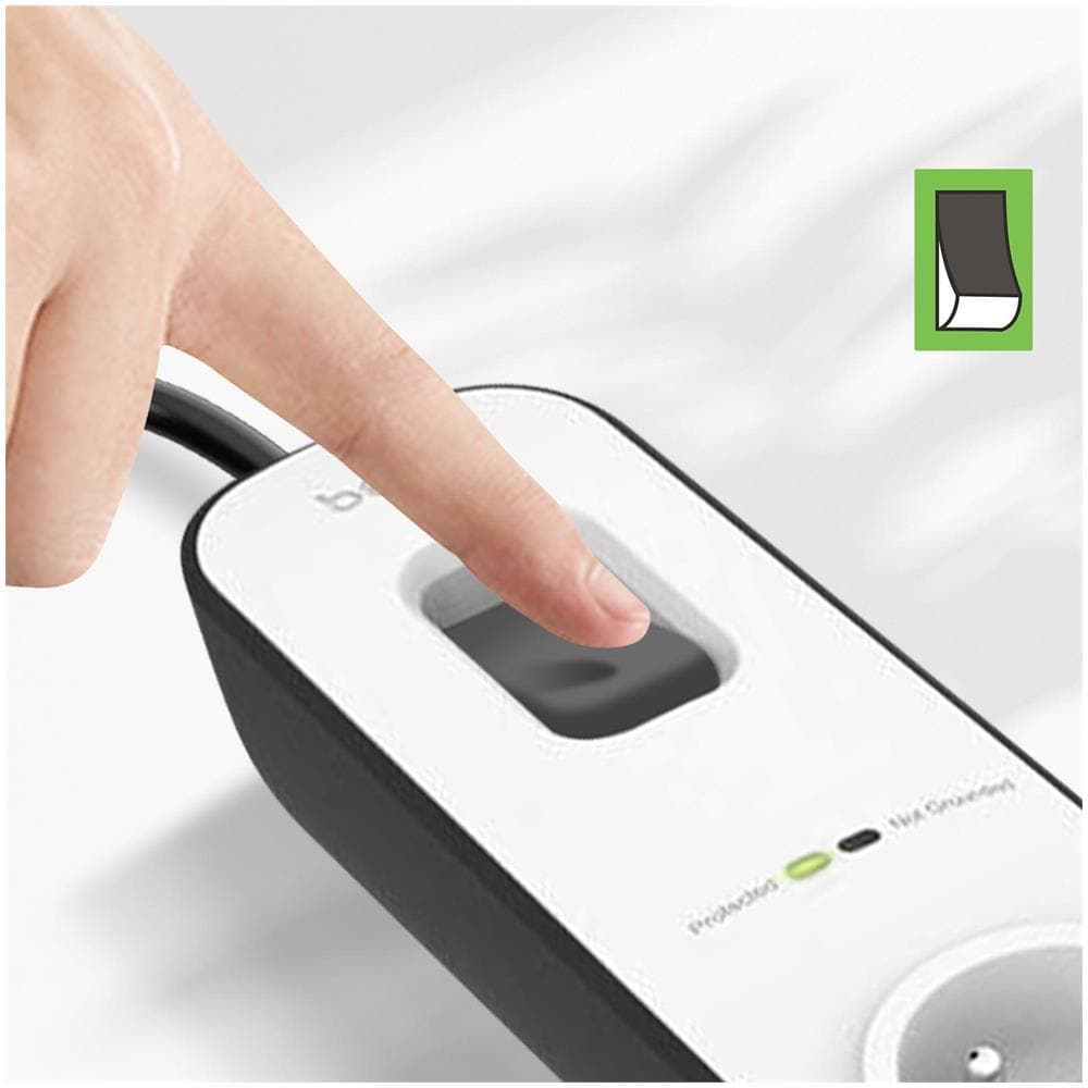 Ciabatta 6 Prese Protezione Fulmini Con Interruttore E Cavo Da 2 M Belkin - Foto 5