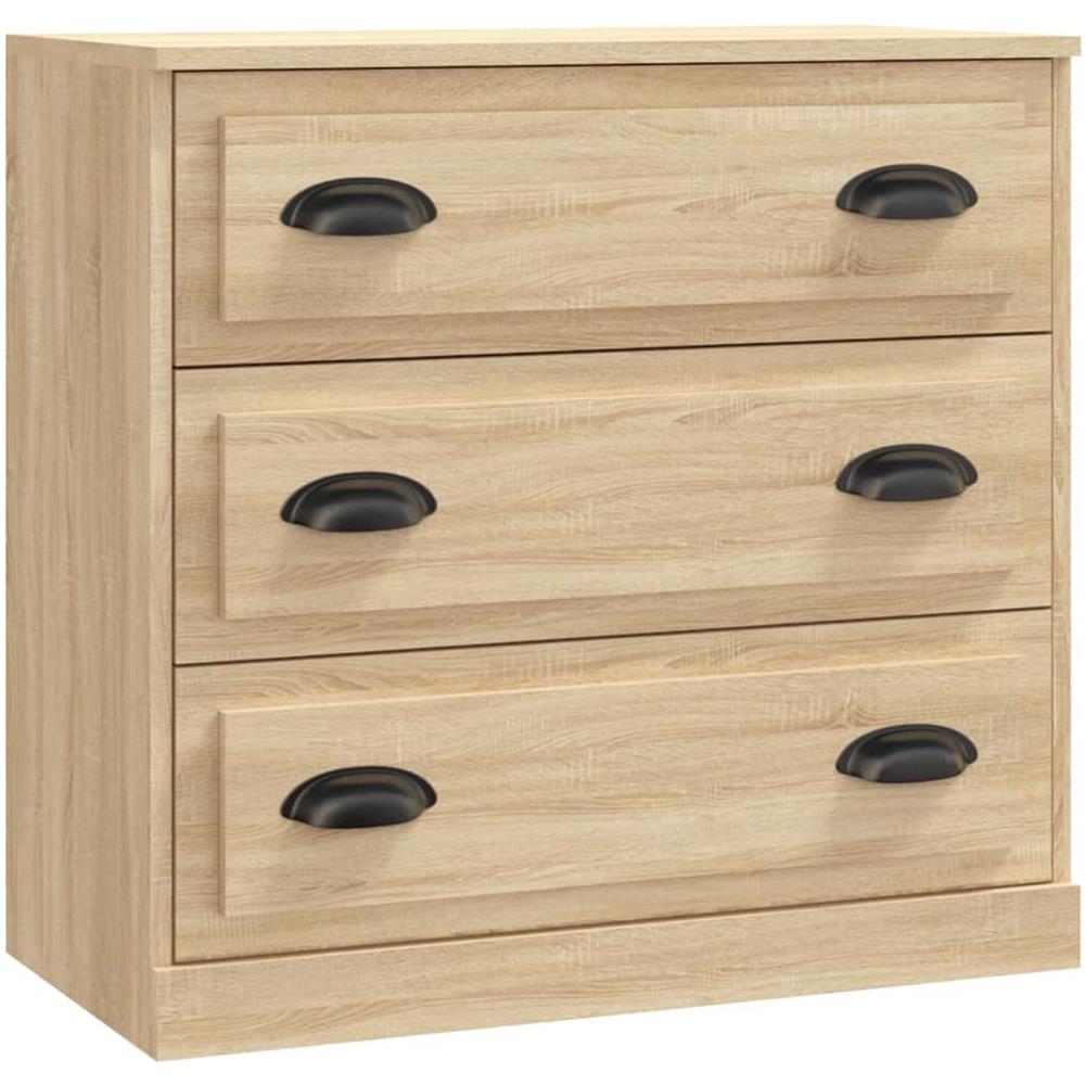 Credenza Rovere Sonoma 70x35,5x67,5 Cm In Legno Multistrato - Foto 2