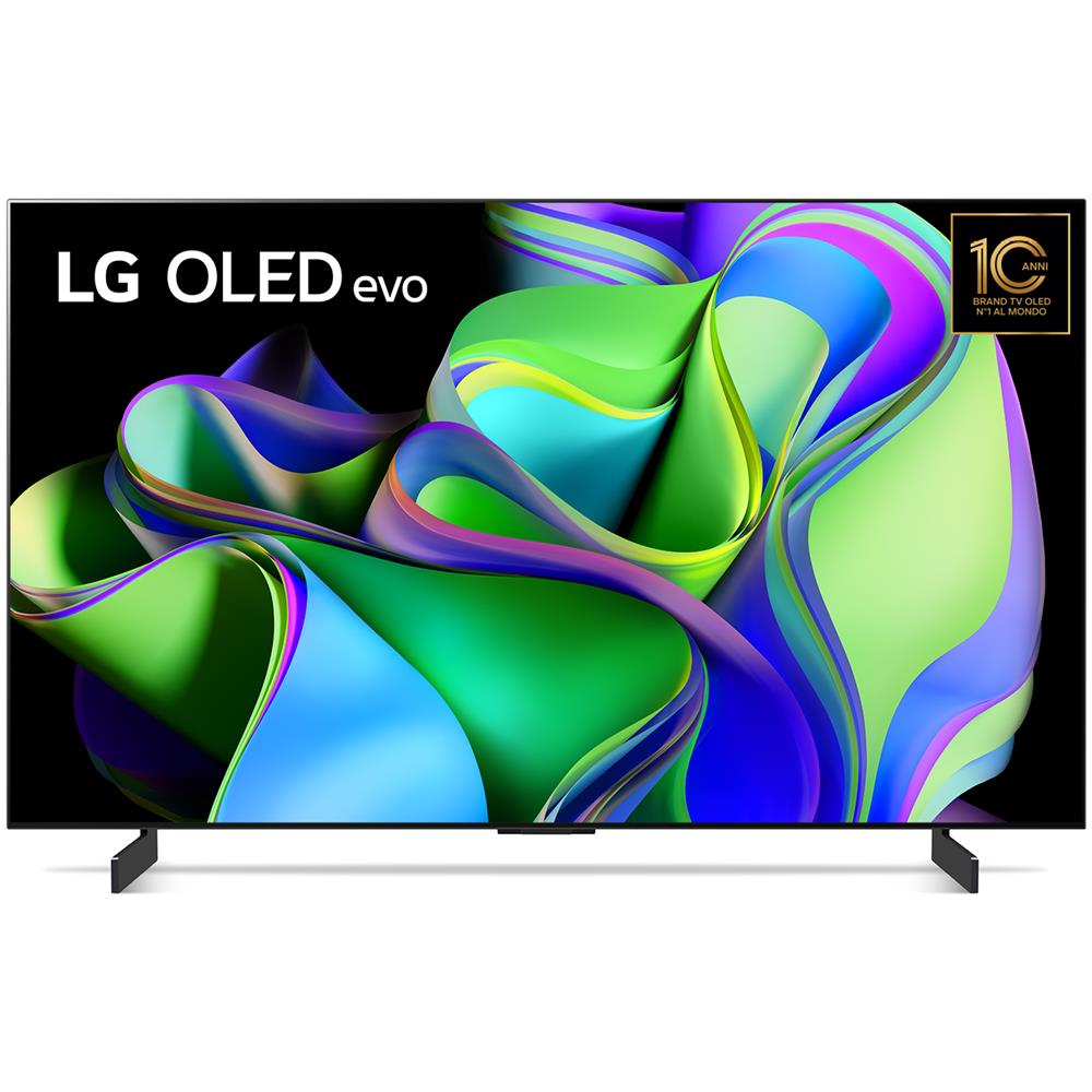 TV OLED evo Ultra HD 4K 42" OLED42C34LA Smart TV WebOS Dark Titan Silver 2023 - Foto 1