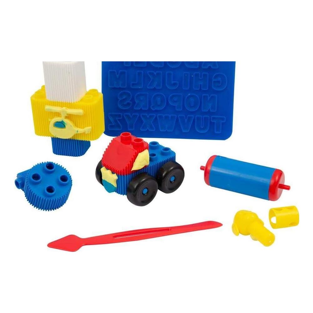 Play Doh Blocks Set Stazione di Polizia 60 Pezzi con Costruzioni e Pasta da Modellare 3+ Anni - Foto 8