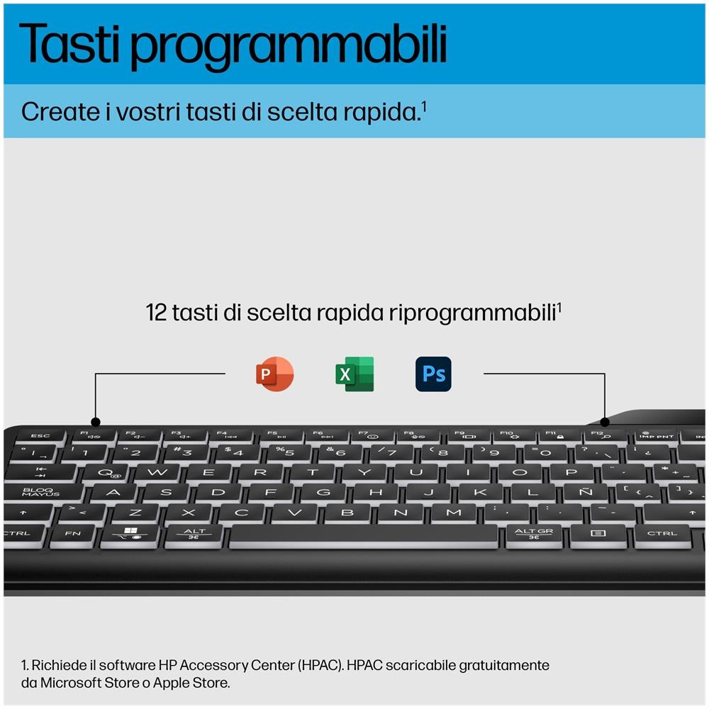 Tastiera Cablato 7N7C1AA  Colore Nero - Foto 13