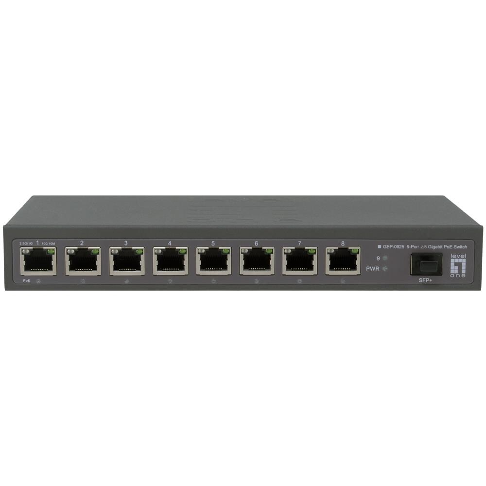 Switch di Rete GEP-0925 Non Gestito 8x Porte 2.5G Ethernet PoE 60 Gbit /s Switching Capacity - Foto 2