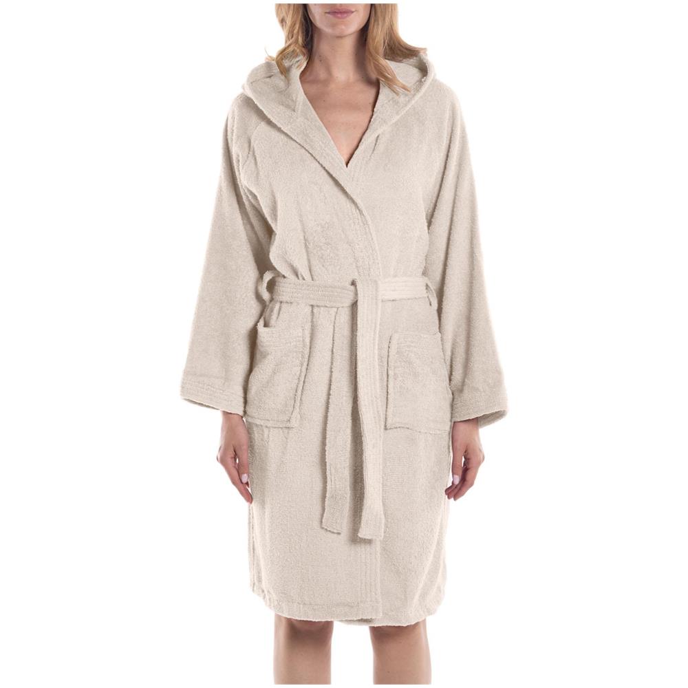 Accappatoio Con Cappuccio Spugnissima Arcobaleno In Cotone Colore Marrone Misura Ml - Foto 1