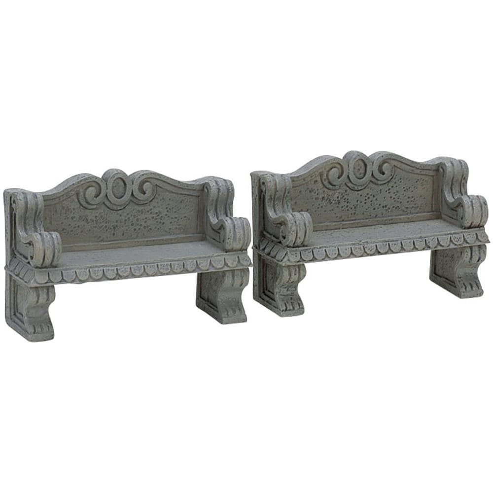 Panchine Di Pietra - Stone Bench Set Da 2 Cod. 74612 - Foto 2