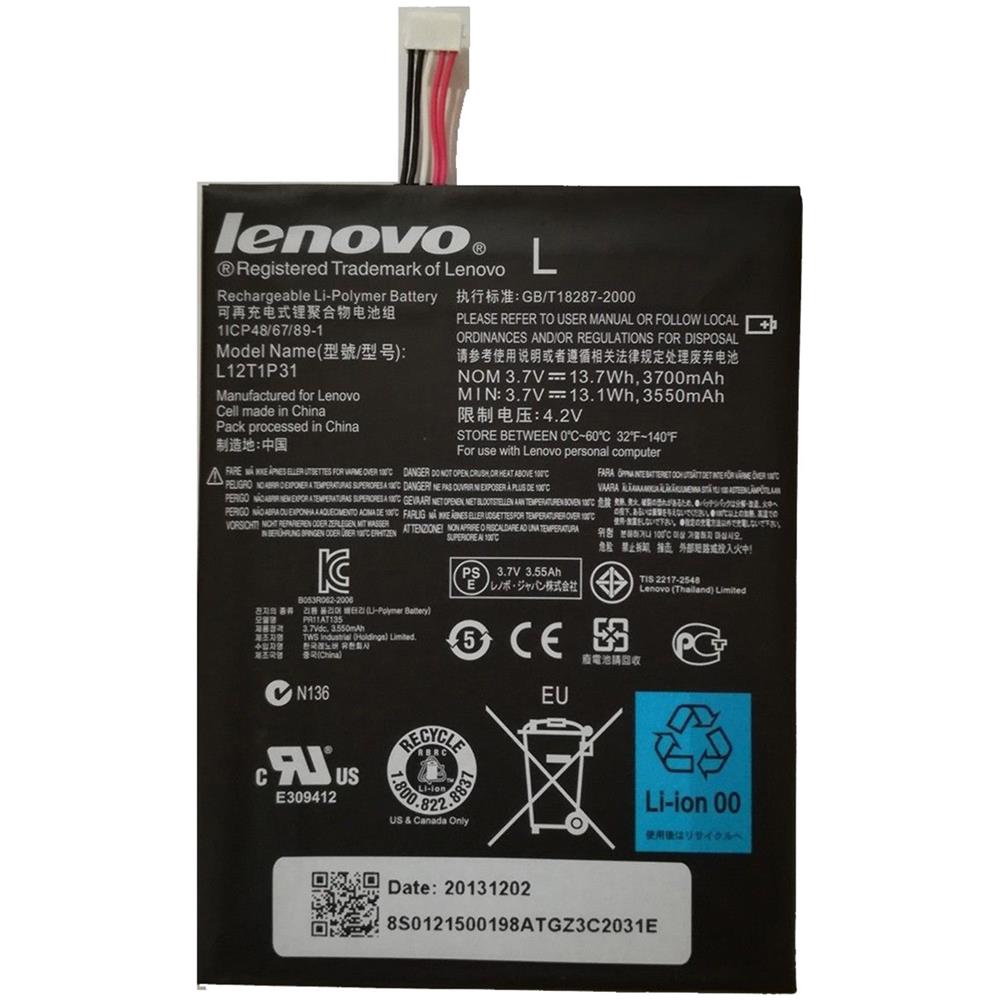 Batteria Pila Originale Lenovo L12t1p31 3700mah Per A2207 A2107 A2 R6907 Bulk - Foto 4