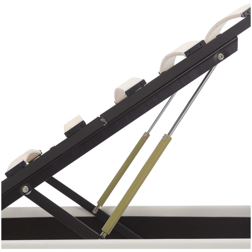 Giroletto Contenitore Idraulico LED Bianco Similpelle 90x200 cm - Foto 8