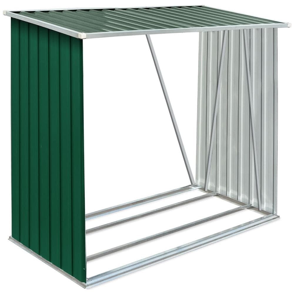 Capannone Da Giardino In Acciaio Zincato 163x83x154 Cm Verde - Foto 2
