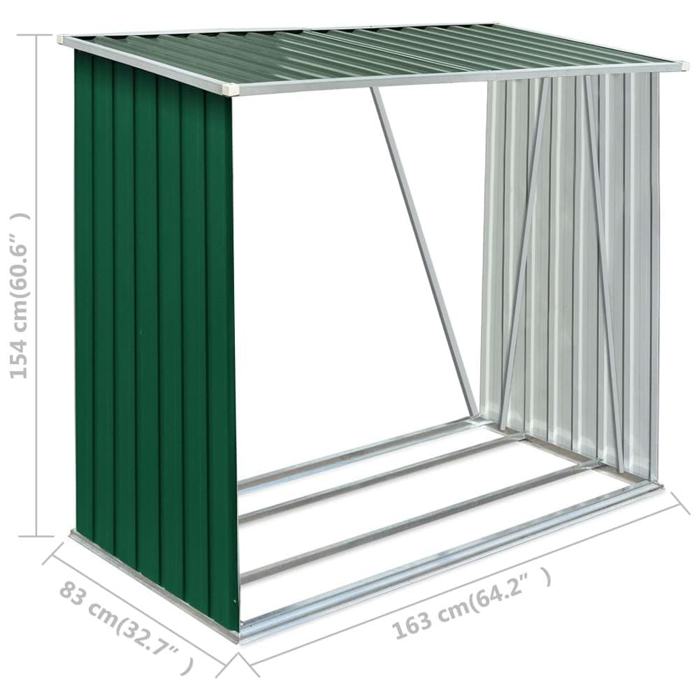 Capannone Da Giardino In Acciaio Zincato 163x83x154 Cm Verde - Foto 12