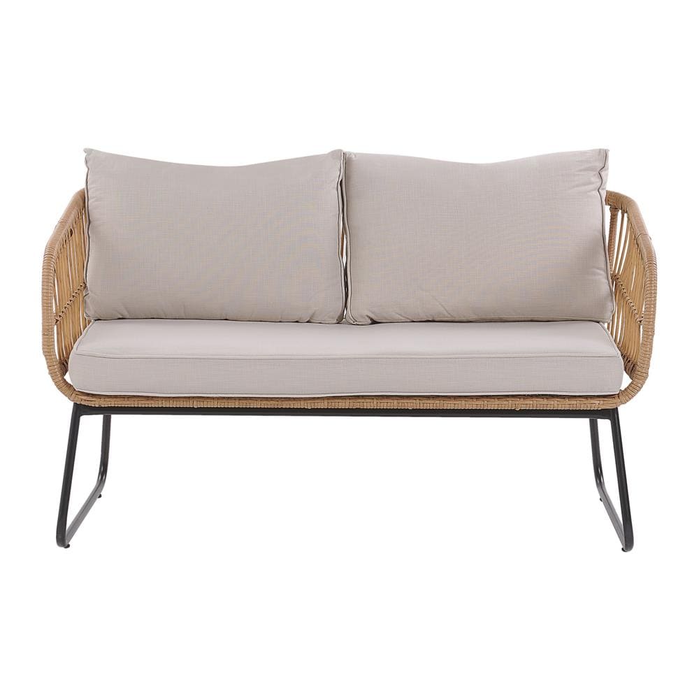 Set Da Pranzo Da Giardino Per 4 Persone Beige Ravello - Foto 2