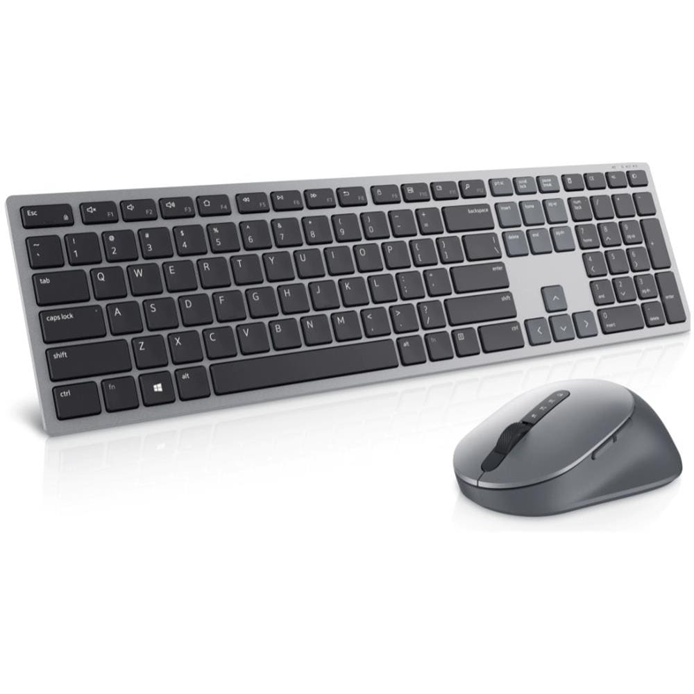 Tastiera Wireless + Bluetooth KM7321W Colore Grigio Titanio (Layout Italiano) + Mouse Ottico 7 Tasti 1600 DPI Colore Grigio Titanio - Foto 2