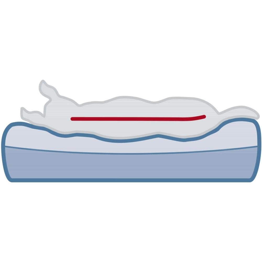 Materasso Per Animali Bendson Vital 100x65 Cm Marrone E Beige - Foto 2