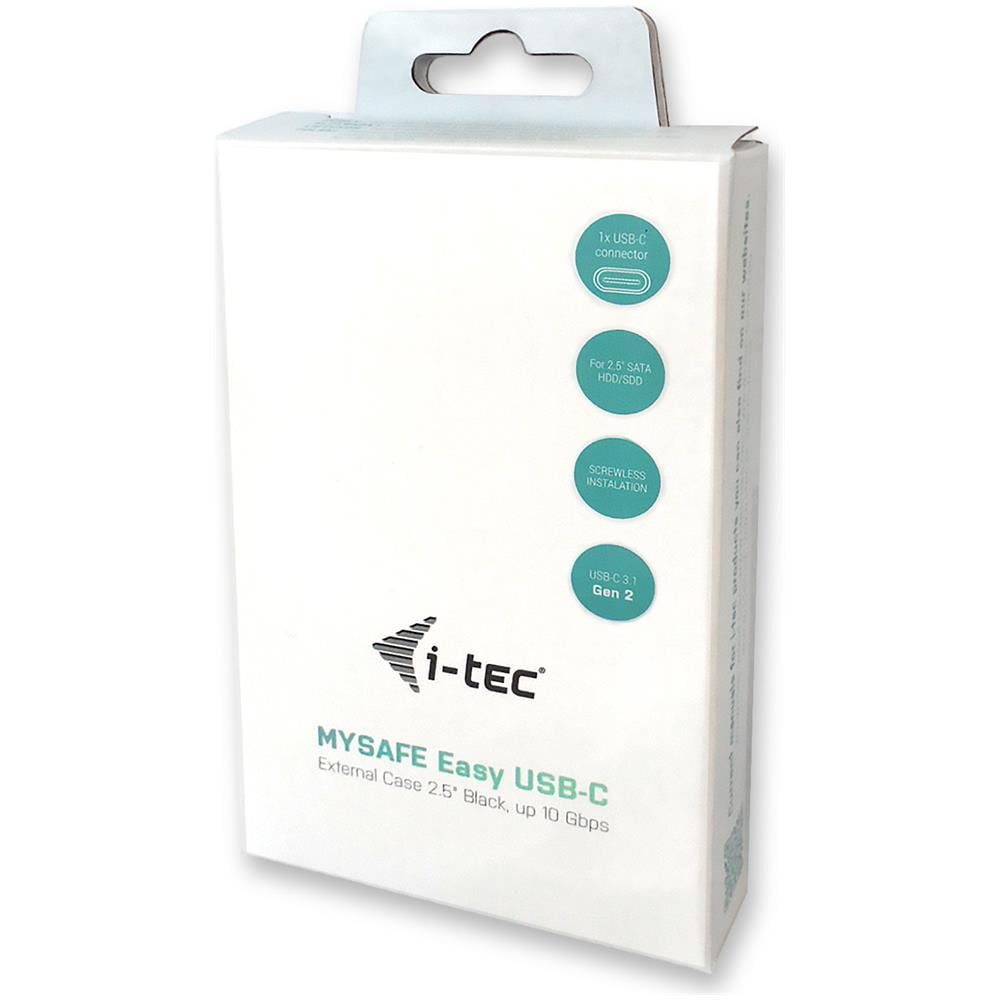 C31MYSAFEU313 Enclosure HDD / SSD 2.5" Nero box per hard disk esterno - Foto 7