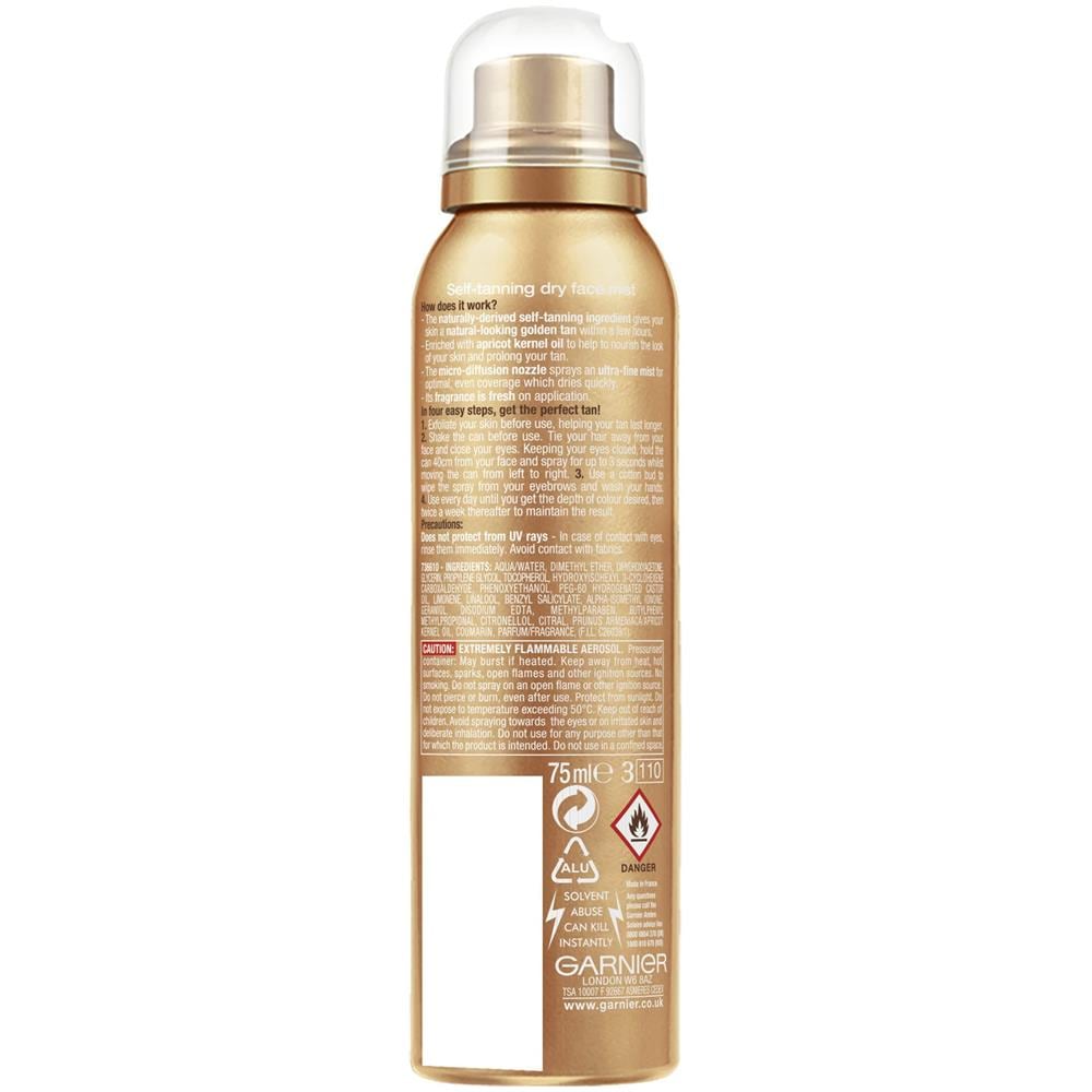 Ambre Solaire No Streaks Bronzer Dark Self Tan Face Mist, 75 ml - Foto 2