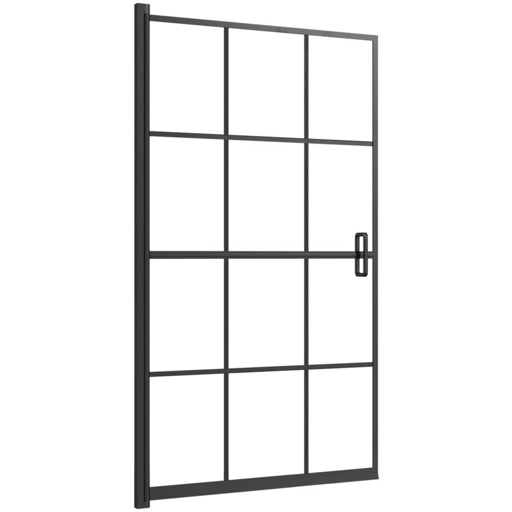 Pannello Per Box Doccia In Esg 80x140 Cm Nero - Foto 2