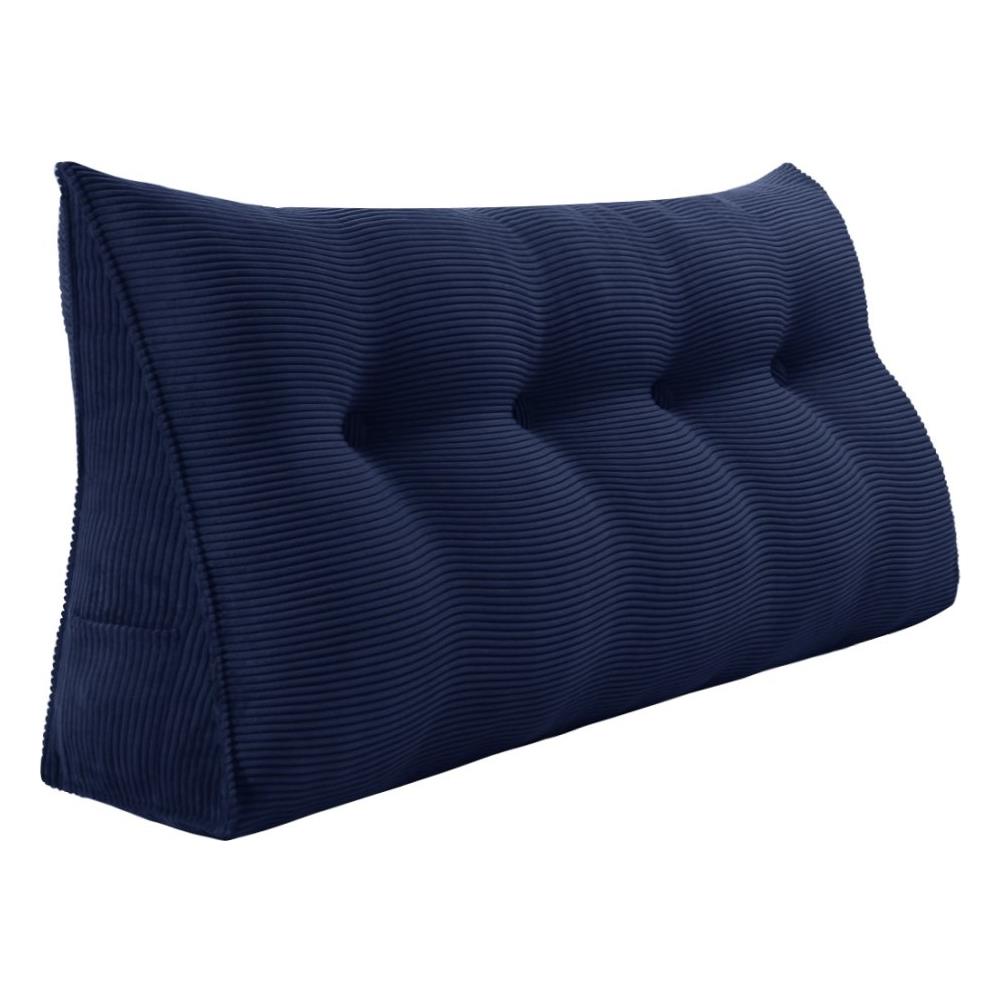 Cuscino A Cuneo Da Lettura Per Schienale, Cuscino Antireflusso Per Letto, Cuscini Gambe Lombare Di Supporto Per Divano, Grandi Testata Letto 140cm Lx20cm Px50cm A - Foto 1