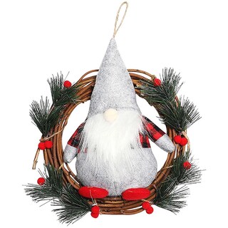 Decorazione Natalizia Da Tavolo, Include 3 Portacandele Con Fiocco