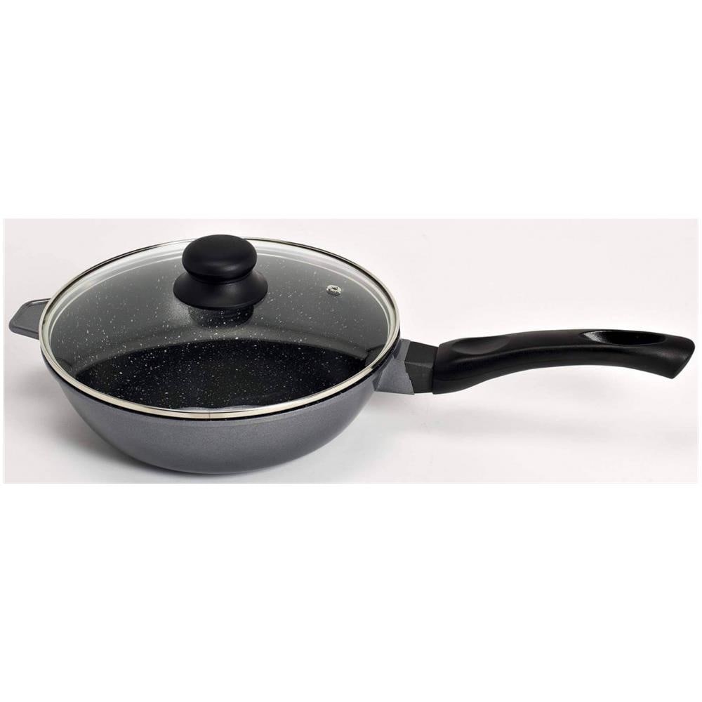 Kitchenpro - Sauteuse Con Coperchio E Manico Soft-touch - Rivestimento In Pietra, Antiaderente - Dimensioni 24cm - Foto 1