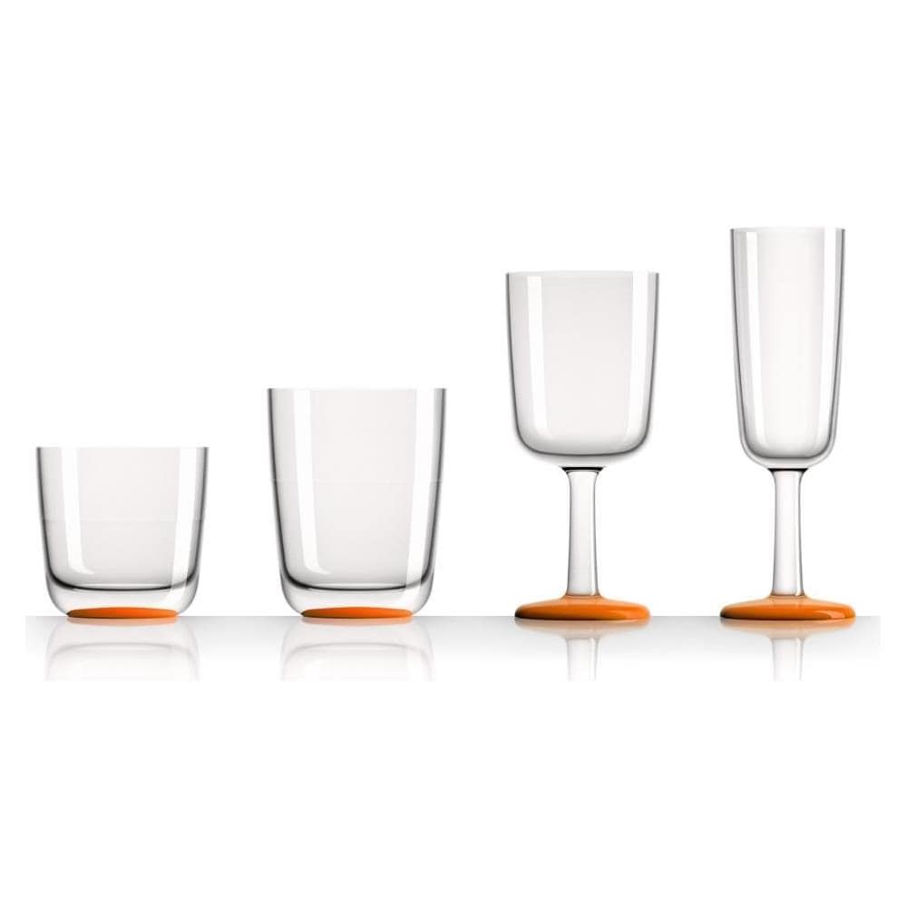 Bicchieri In Tritan Disegnata Da Marc Newson.infrangibili, Lavabili In Lavastoviglie E Senza Bpa. Impilabili Per Una Comoda Conservazione A Bordo.base Antiscivolo Con Anello In Gomma Incorporato Per Un'ottima Stabilità. - Foto 1