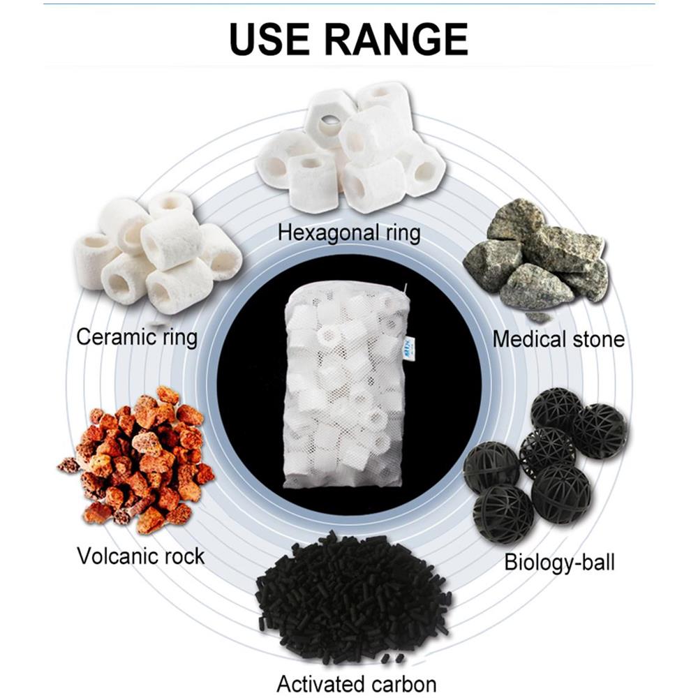 Sacchetti Filtro Per Acquario Confezione Da 5 Bianco 30 × 25 Cm - Foto 2