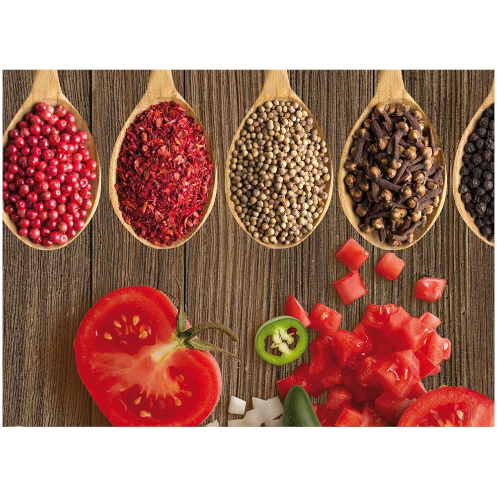 Tappeto Passatoia Cucina Digitale Antimacchia Antiscivolo Cucchiaio Spezie 50x180 Cucchiaio - Foto 2