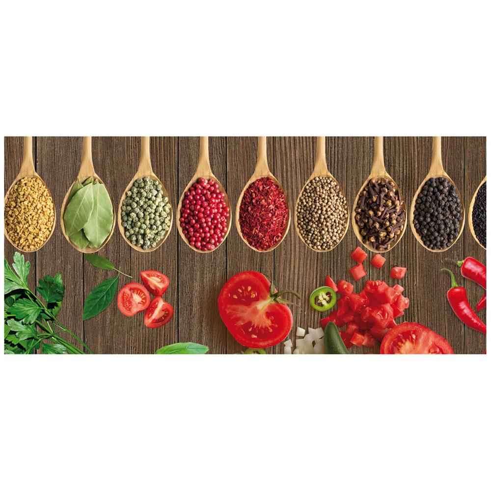 Tappeto Passatoia Cucina Digitale Antimacchia Antiscivolo Cucchiaio Spezie 50x180 Cucchiaio - Foto 1