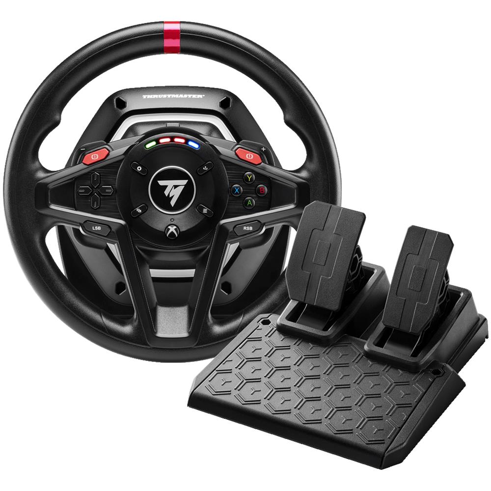 T128 Shifter Pack Nero USB Sterzo + Pedali Analogico PC, Xbox - Foto 2