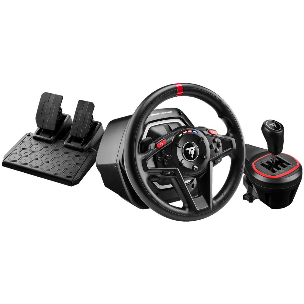 T128 Shifter Pack Nero USB Sterzo + Pedali Analogico PC, Xbox - Foto 1