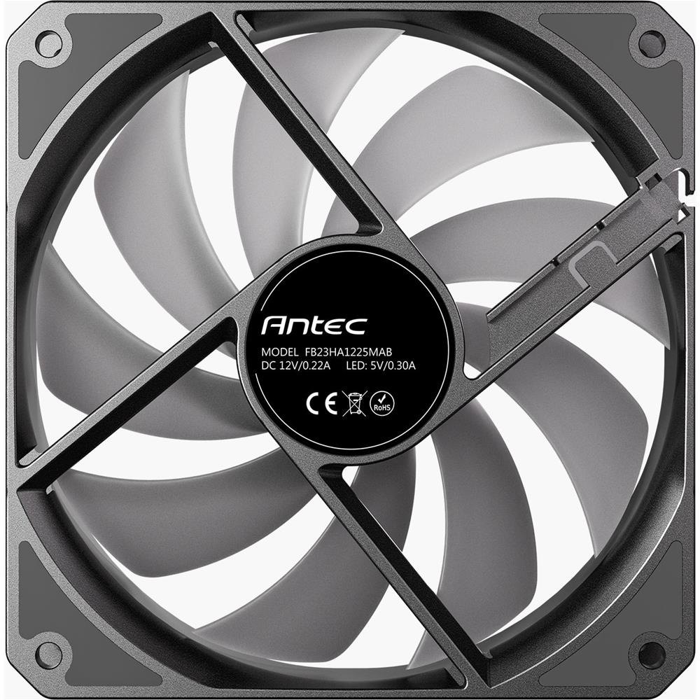 Ventola di Raffredamento P12R Reverse ARGB RPM 120mm PWM Case Colore Nero - Foto 3