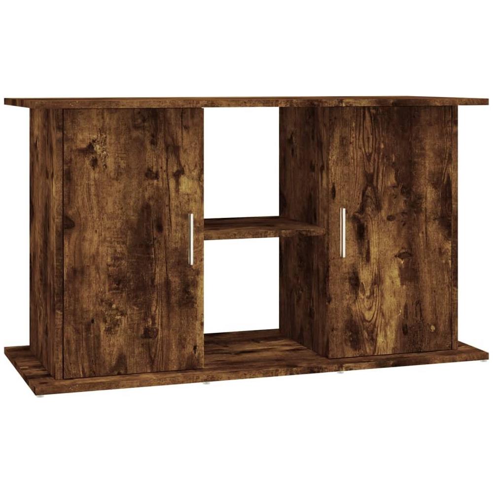 Supporto Acquario 101x41x58 cm in Legno Multistrato Rovere Fumo - Foto 1