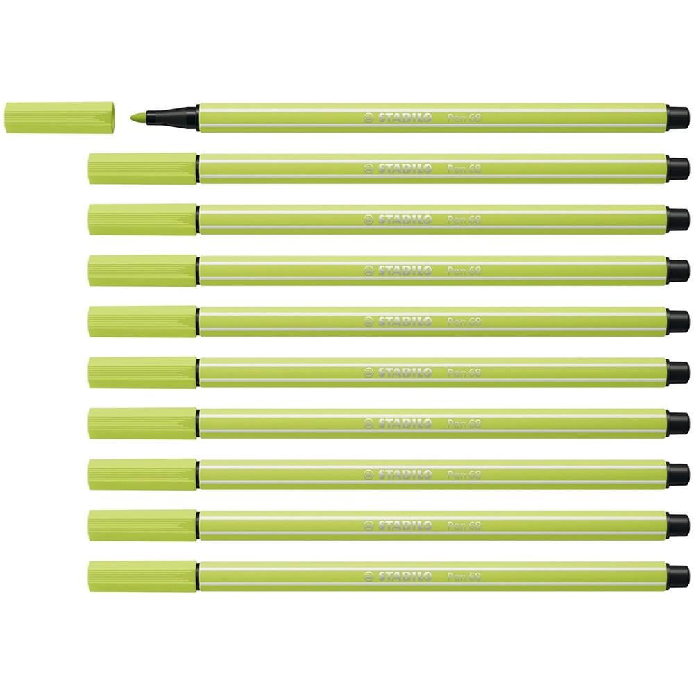 Pen 68 - Pennarello Premium - Confezione da 10 - Lime - Foto 1