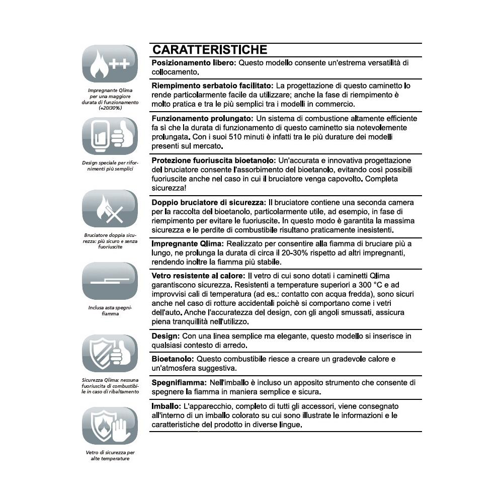 Caminetto Decorativo A Bioetanolo Ffb8060 - Foto 2